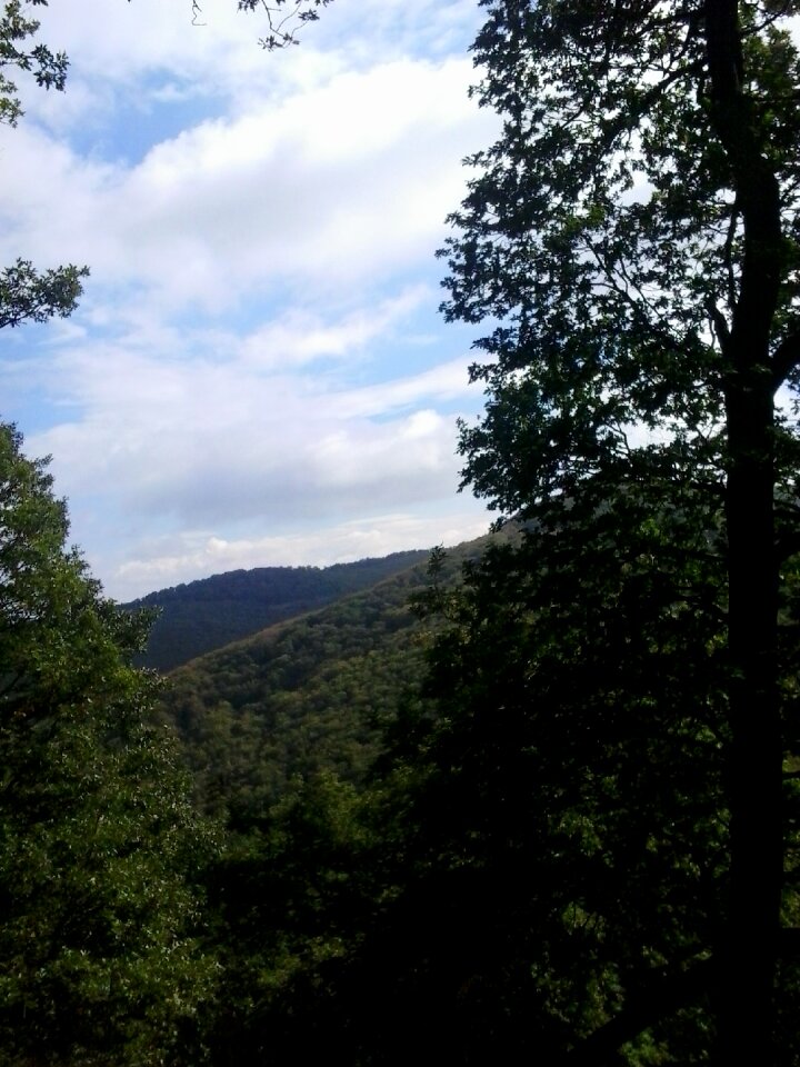 Mountain visegrád sky