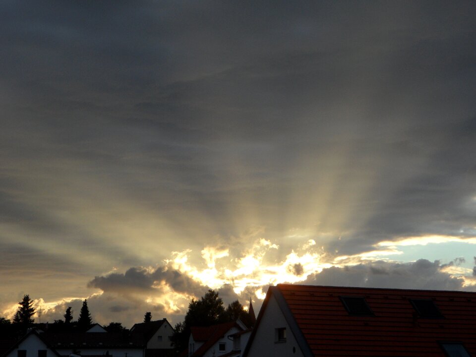 Bright lighting sky