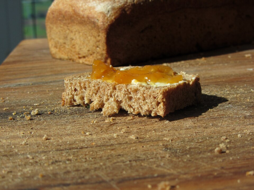 Jam close up jam sandwich