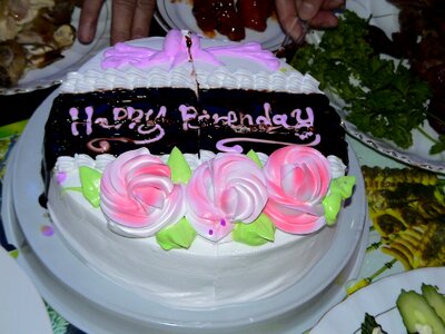 Birthday cake celebration festival