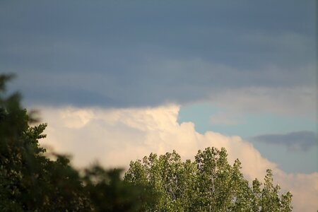 Before the storm cloud landscape photo