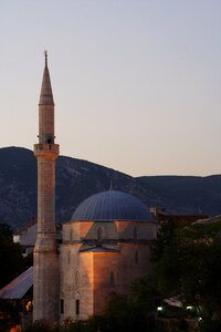 Koski mukesh paša mosque evening twilight