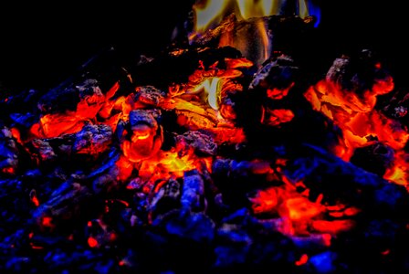 Hot the flame heat