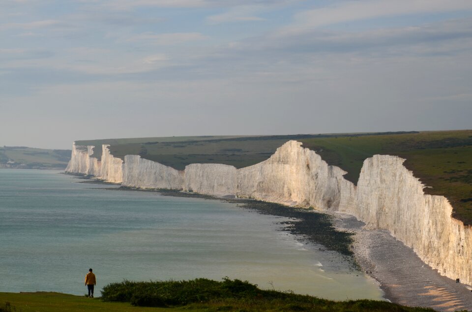 Sea coastline beachyhead