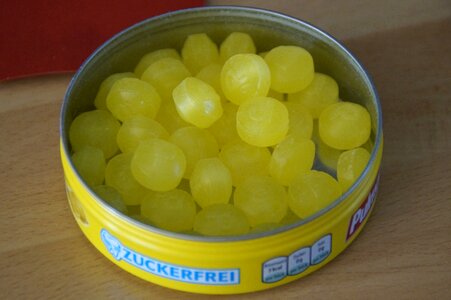 Confectionery sweet yellow