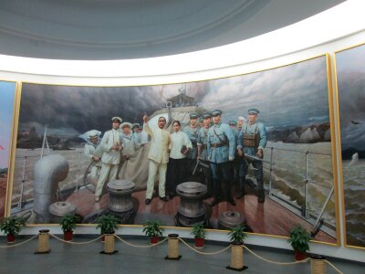 Museum sun yat sen oil painting
