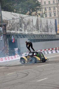 Stuntman machine trick