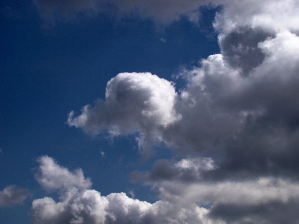 Sky blue nature