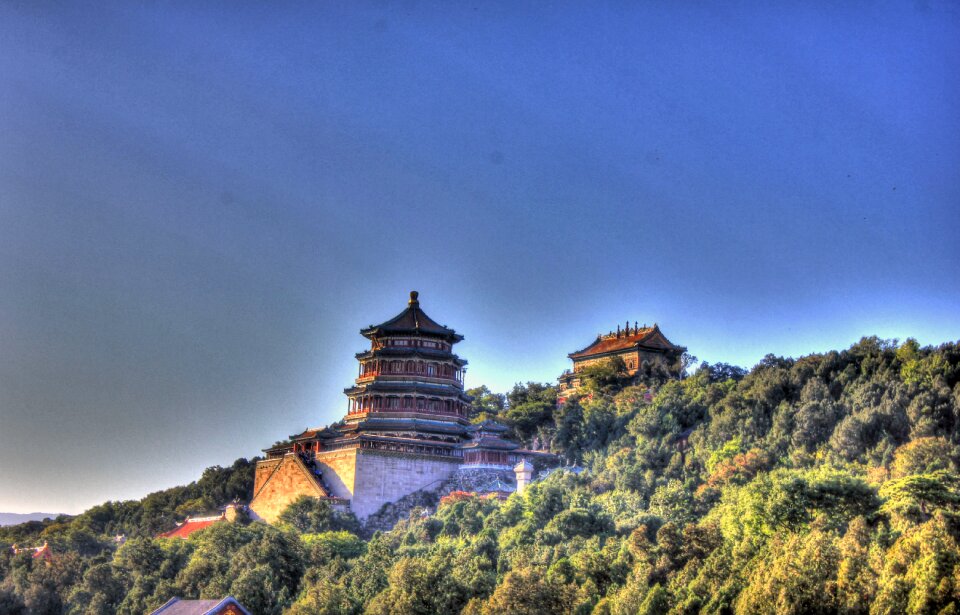 Mountain tower pagoda