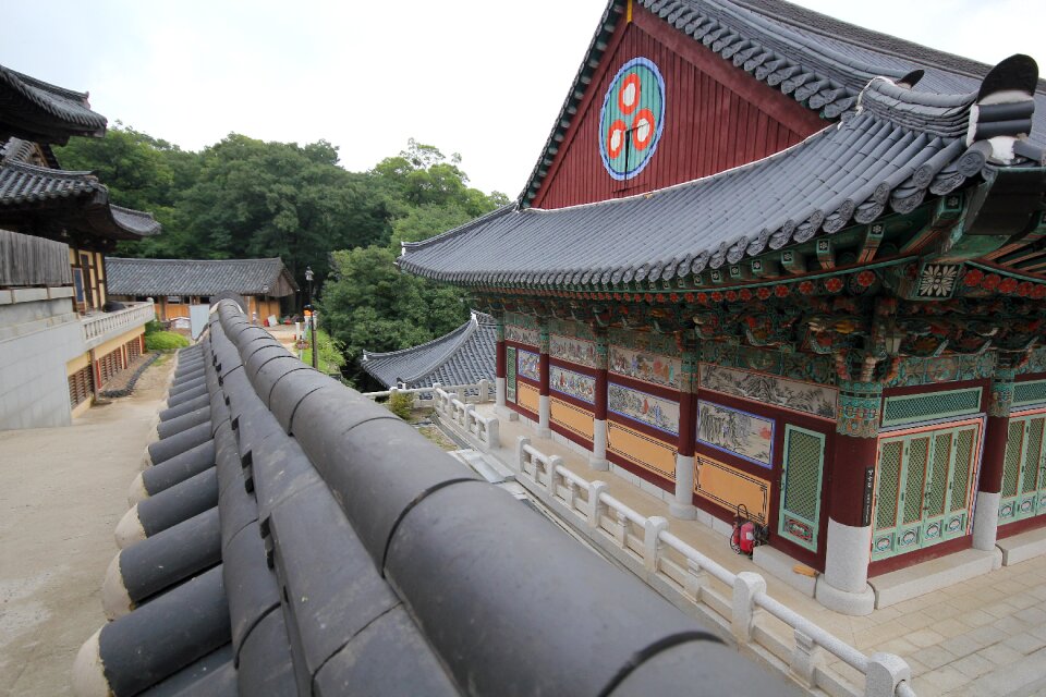 Year greetings temple temple architecture