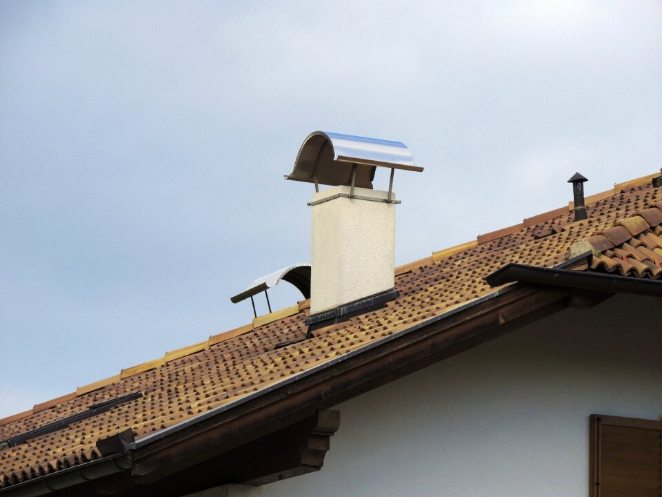 Chimney hut houses photo