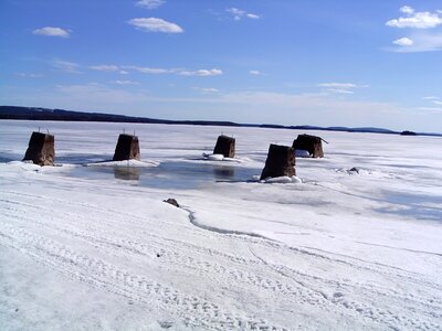 Landscapes white snowy photo