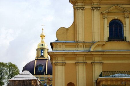 Orthodox building yellow photo