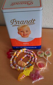 Good old time lollipop rusk