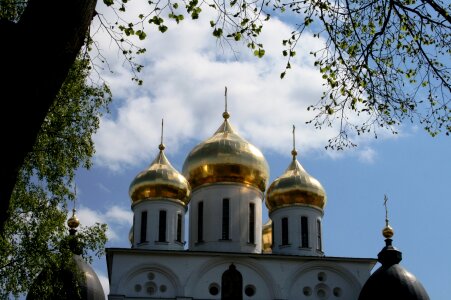 Orthodox building white photo