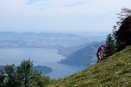 Switzerland rigi hiking