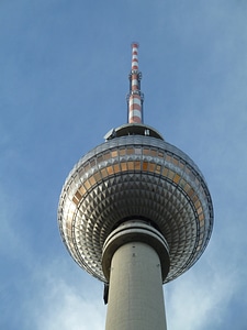 Berlin tv tower sky