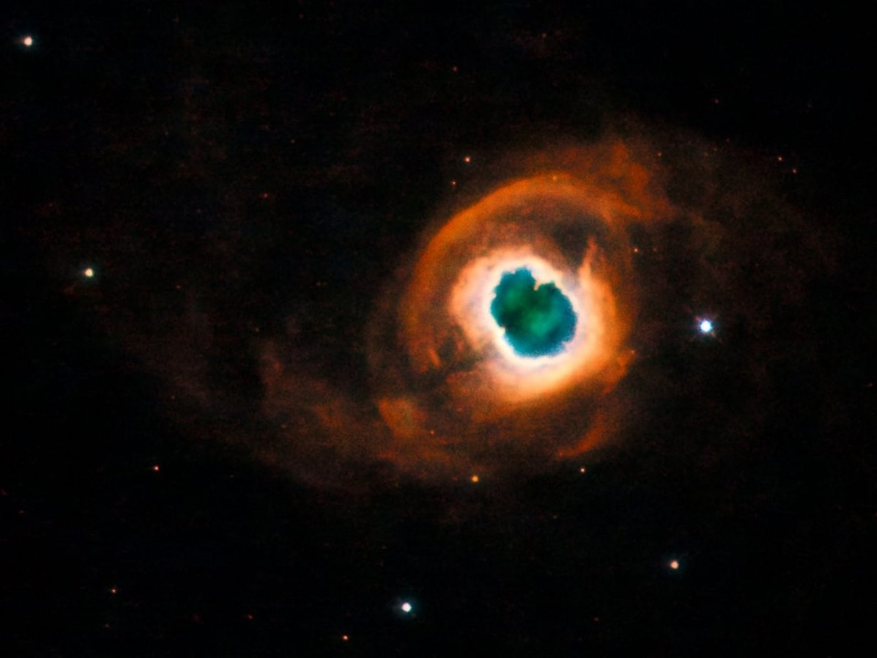 Space universe black sky