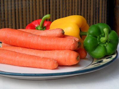 Paprika vegetables fruit bowl