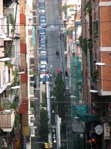 Architecture alley houses photo