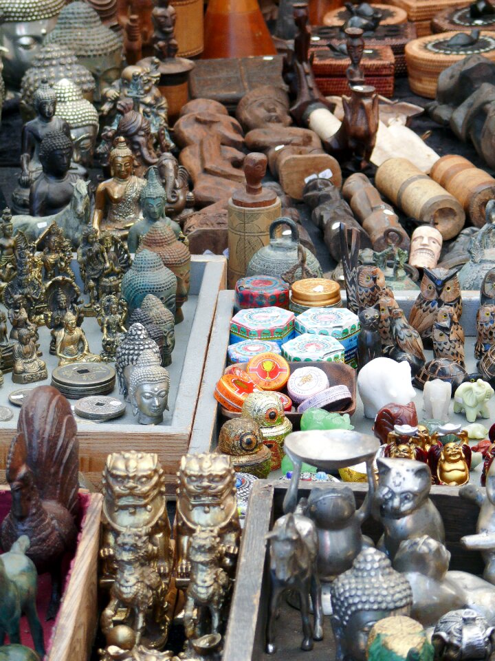 Hobby market figures stand