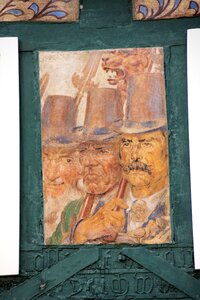 Fachwerkhaus painting mural