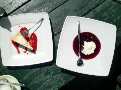 Delicious sweet silver spoon