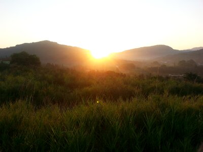 Sunrise mountain morgenrot