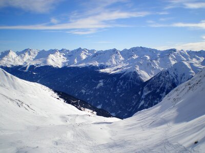 Skiing paznaun kappl photo