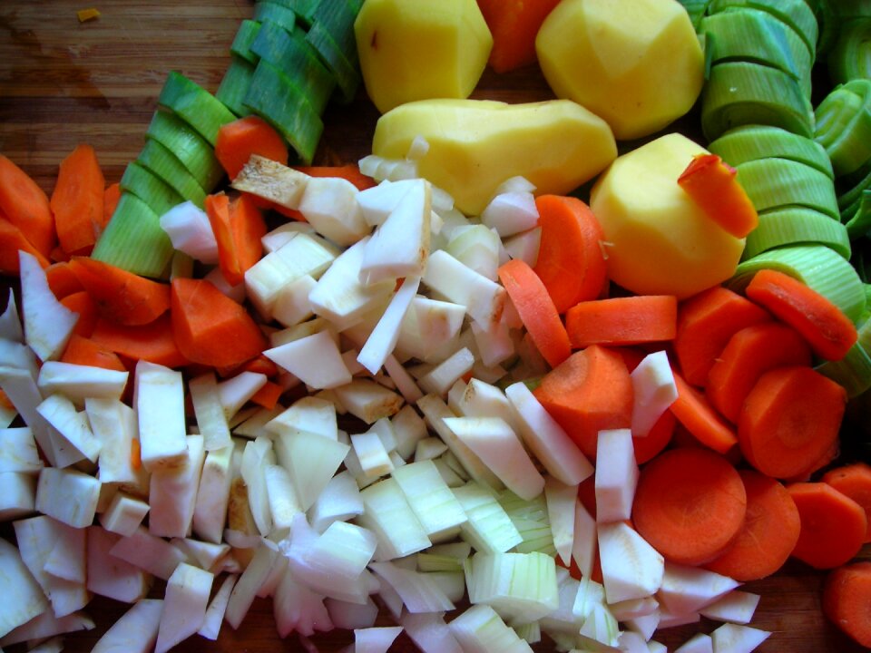 Carrots potatoes vegetables