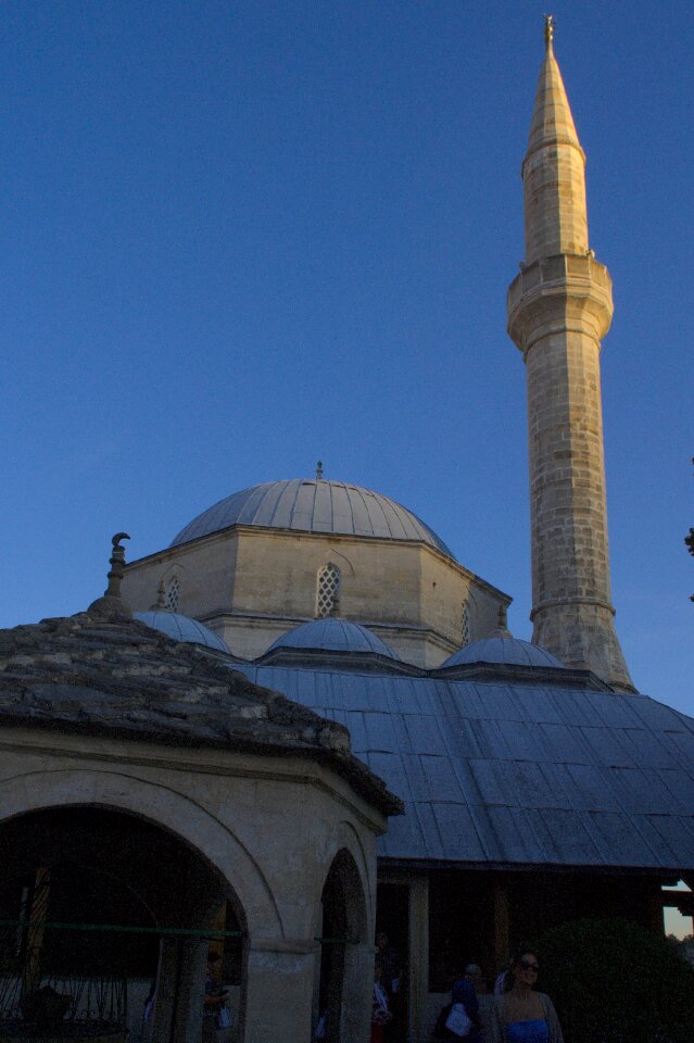 Koski mukesh paša mosque evening sunset