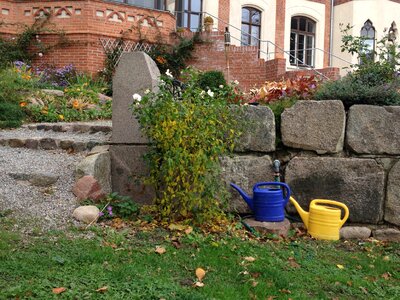 Garden stone wall schlossgarten