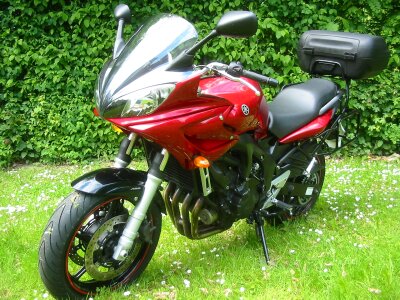 Motorcycle facer red motorcycle photo