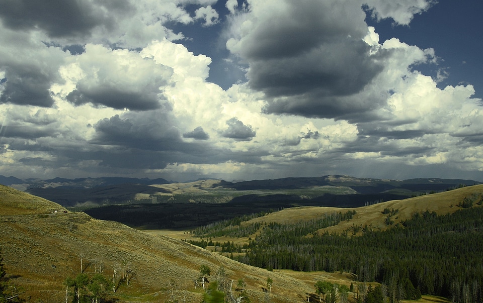 Thunderstorm scenery nature