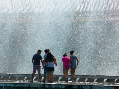 Wet fountain inject