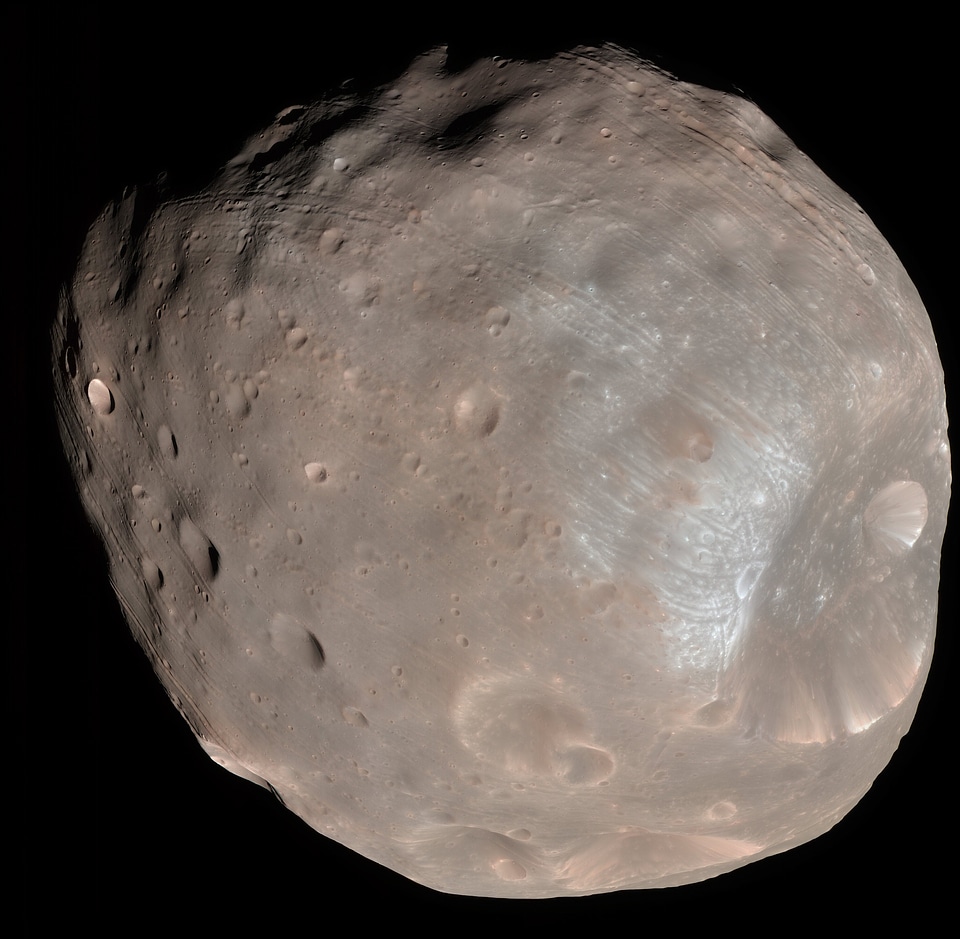 Natural satellite planet mars mars