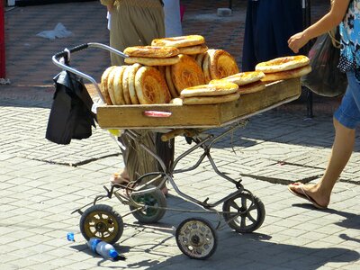 Bread stamp uzbekistan eat