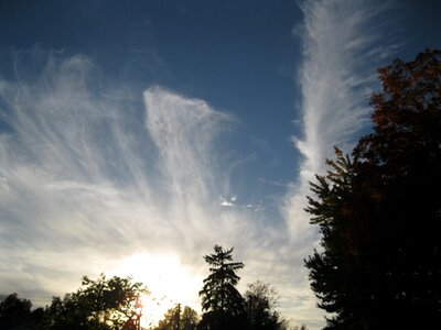 White cloud nature photo