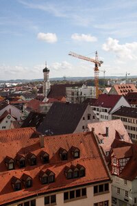 Architecture ulm panoramic view from the cathedral photo