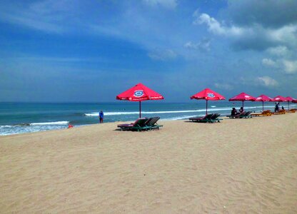 Indonesia beach sand photo