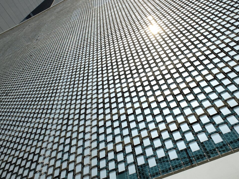 Rocking stand sculpture reflections