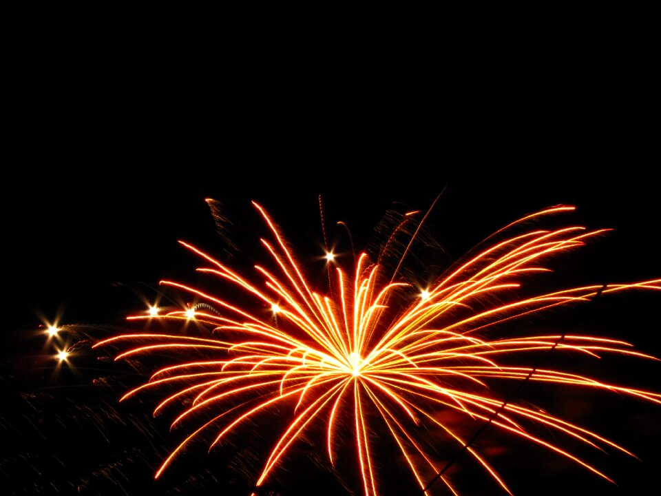 Colorful feast new year's eve