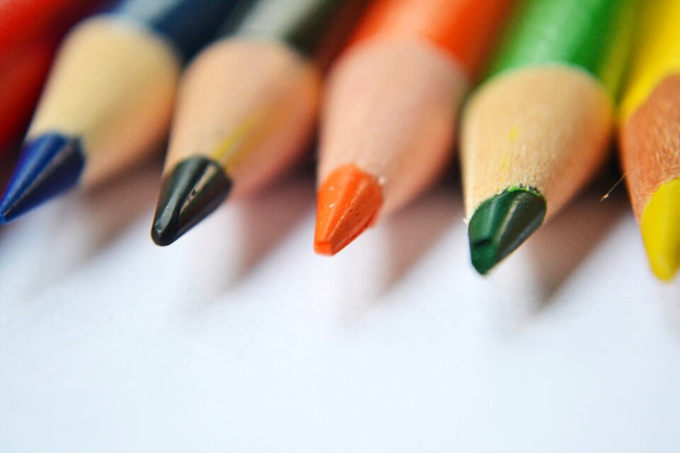 Color color pencils colors