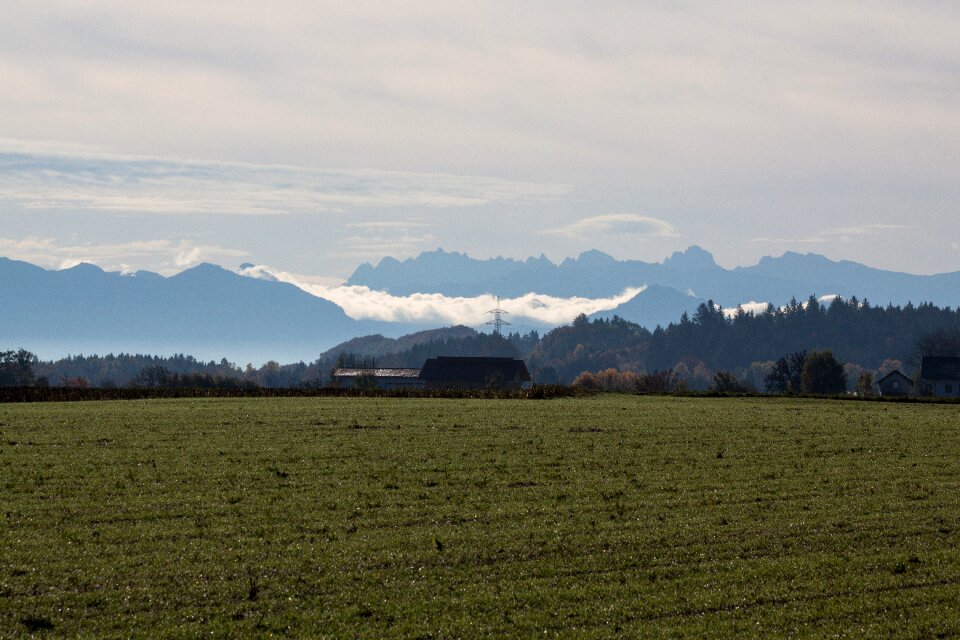 Alpine upper bavaria autumn
