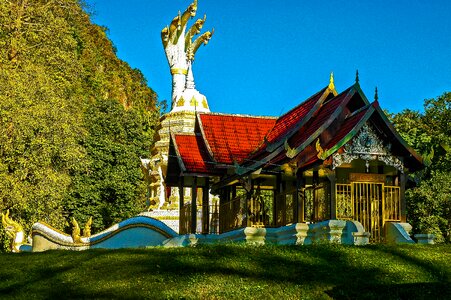Temple chiang dau thailand