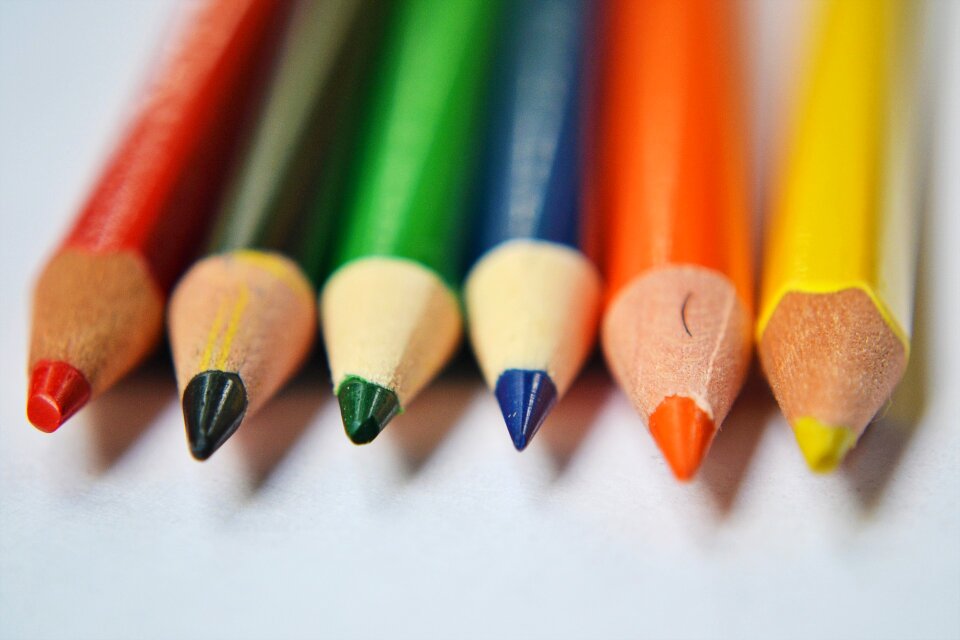 Color colors stationery