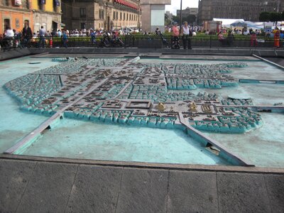 Tenochtitlan model mexico