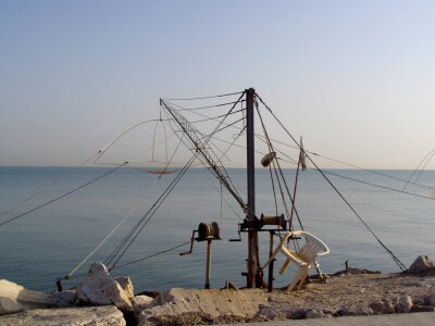 Fishing sea chair photo
