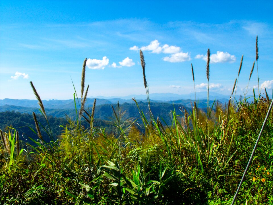 Landscape mountains north thailand
