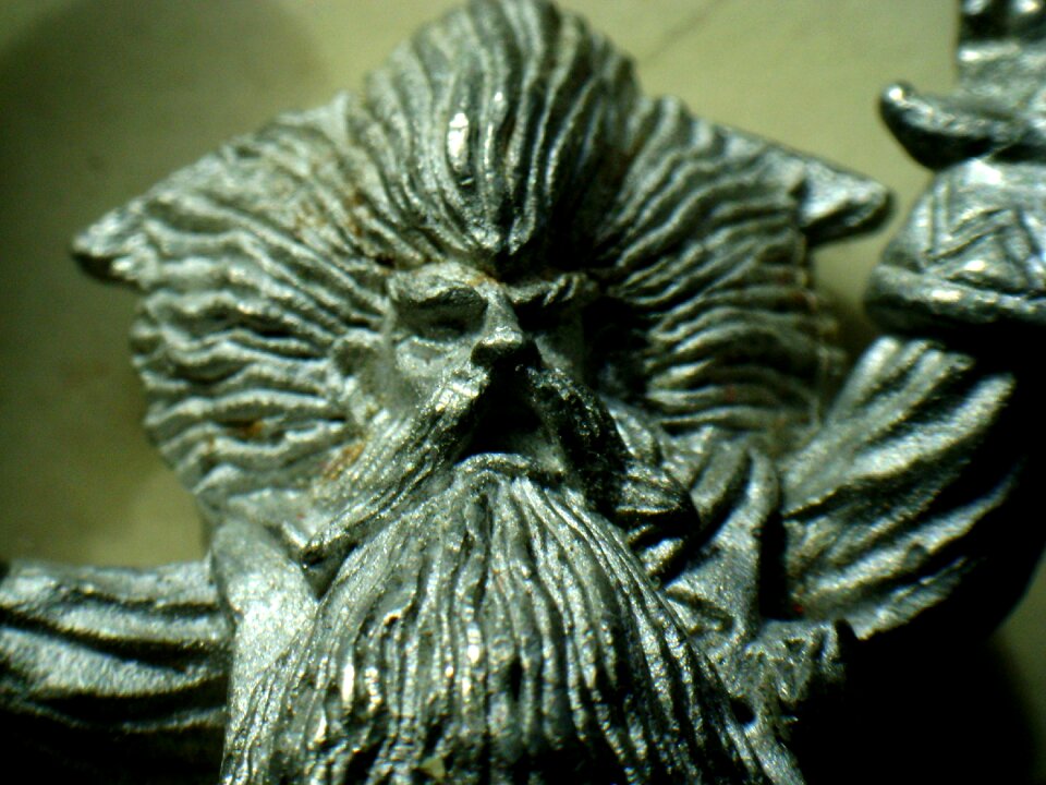 Figure of lead magician macro